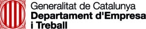 Logotipo de la Generalitat de Catalunya con el texto 'Departament d'Empresa i Treball